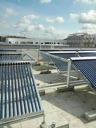真空式太陽能空氣能中央熱水工程